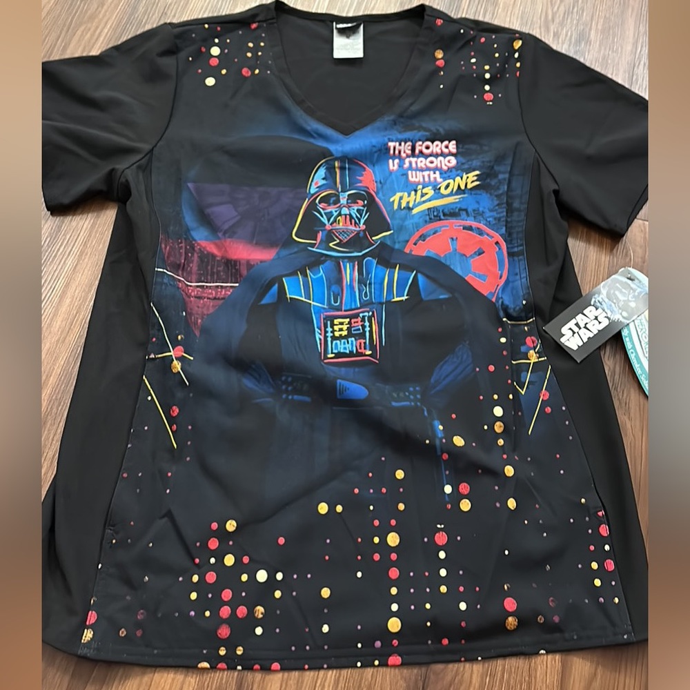 star wars scrub top